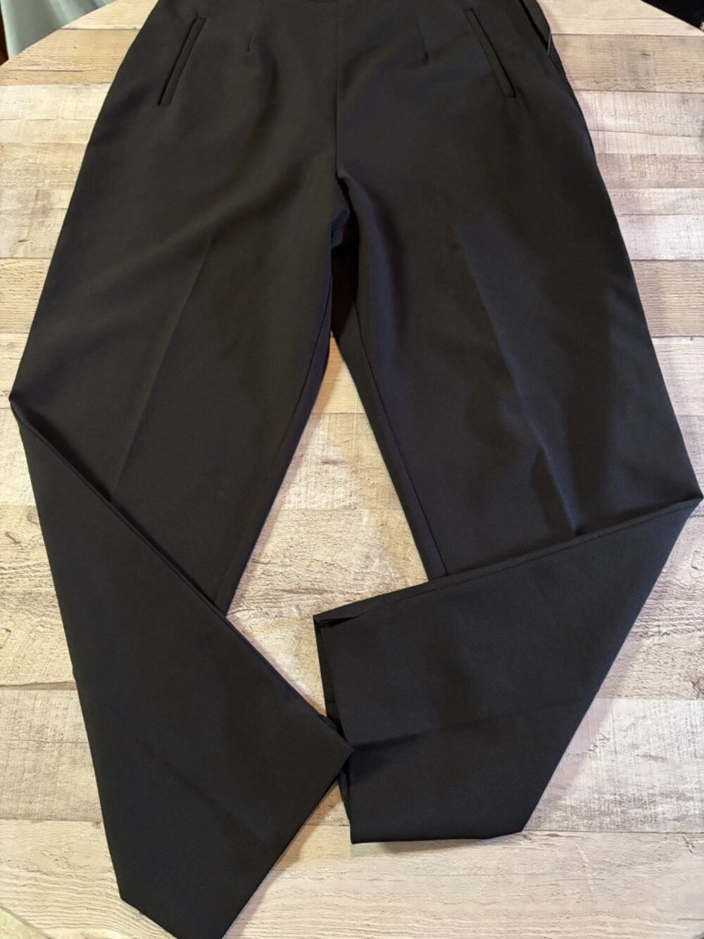 Mixed Blues Cloting Dress Pants Womens Size 13 Black Classic Side Zip